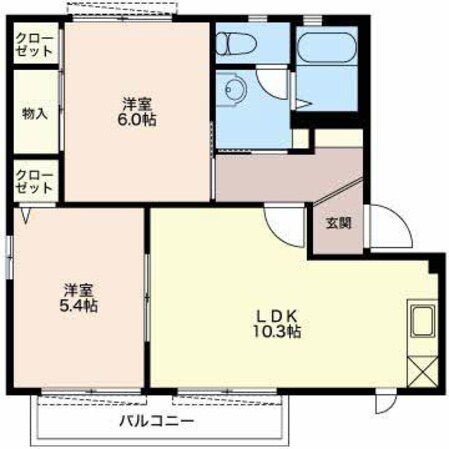 シュロス十宮の物件間取画像